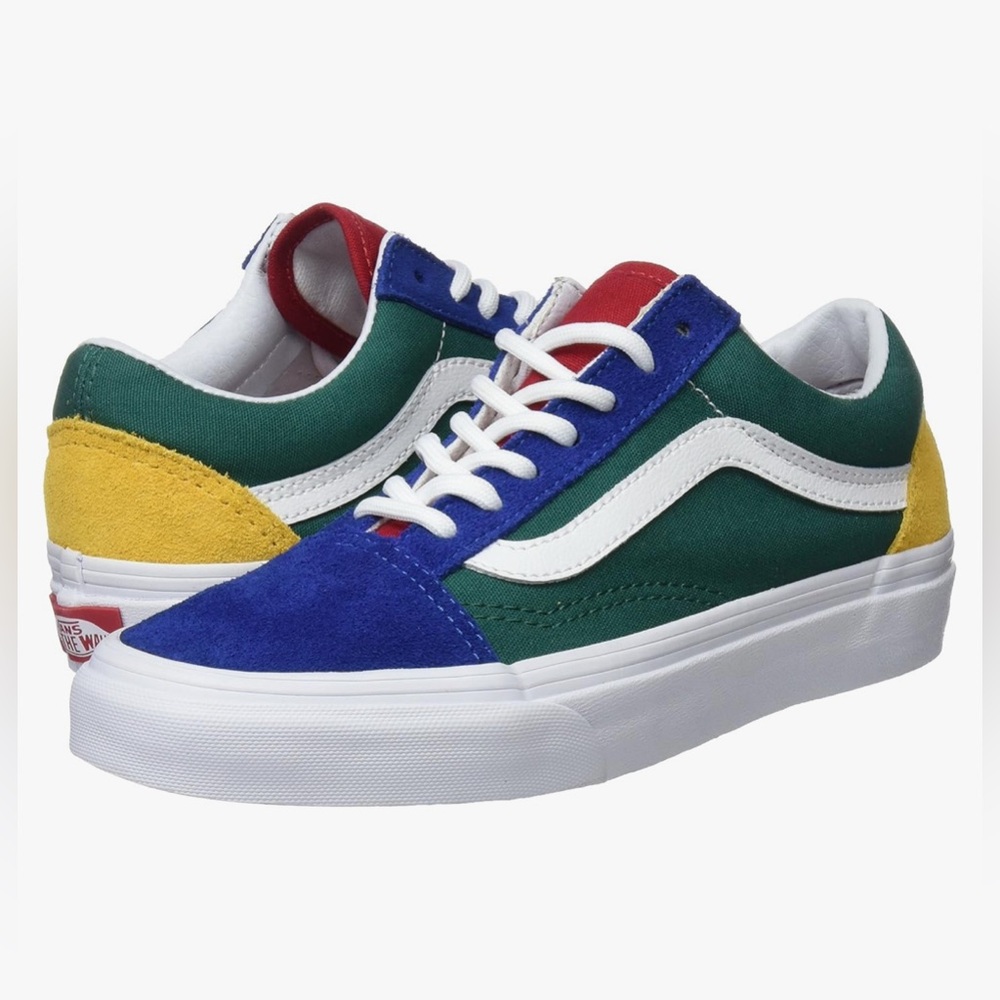 Vans Yacht Club Blue & Green Old Skool Sneakers NIB